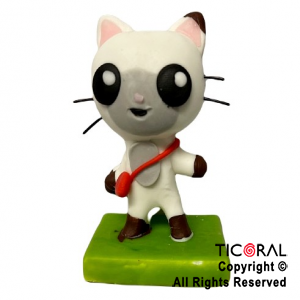 ADORNO GABBYS DOLLHOUSE PERSONAJE PANDY PAWS PORCELANA FRIA x 1